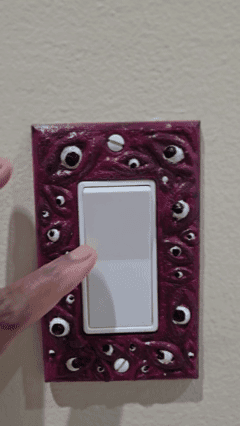 Peepers Light Switch Plates 3d model