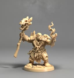 Orc wizard 2.3mf 3d model