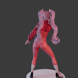 K Pop Girl v2 3d model