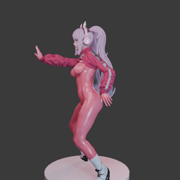 K Pop Girl v2 3d model