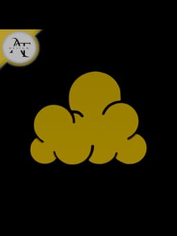Simple Cloud Symbol - 2D Art 3d model