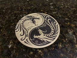 Yin Yang 3d model
