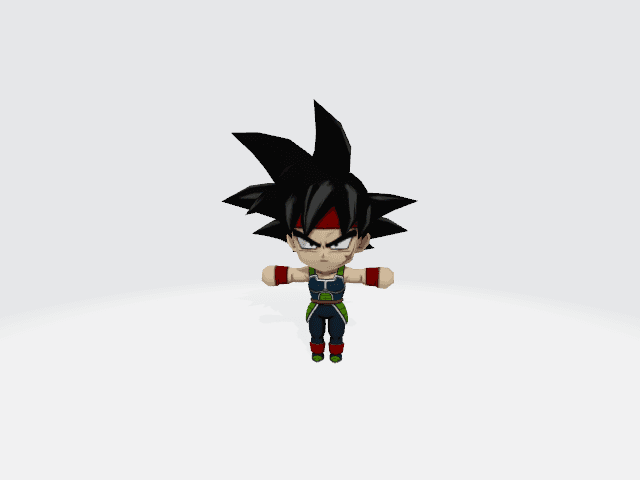 Baby Bardock 3d model