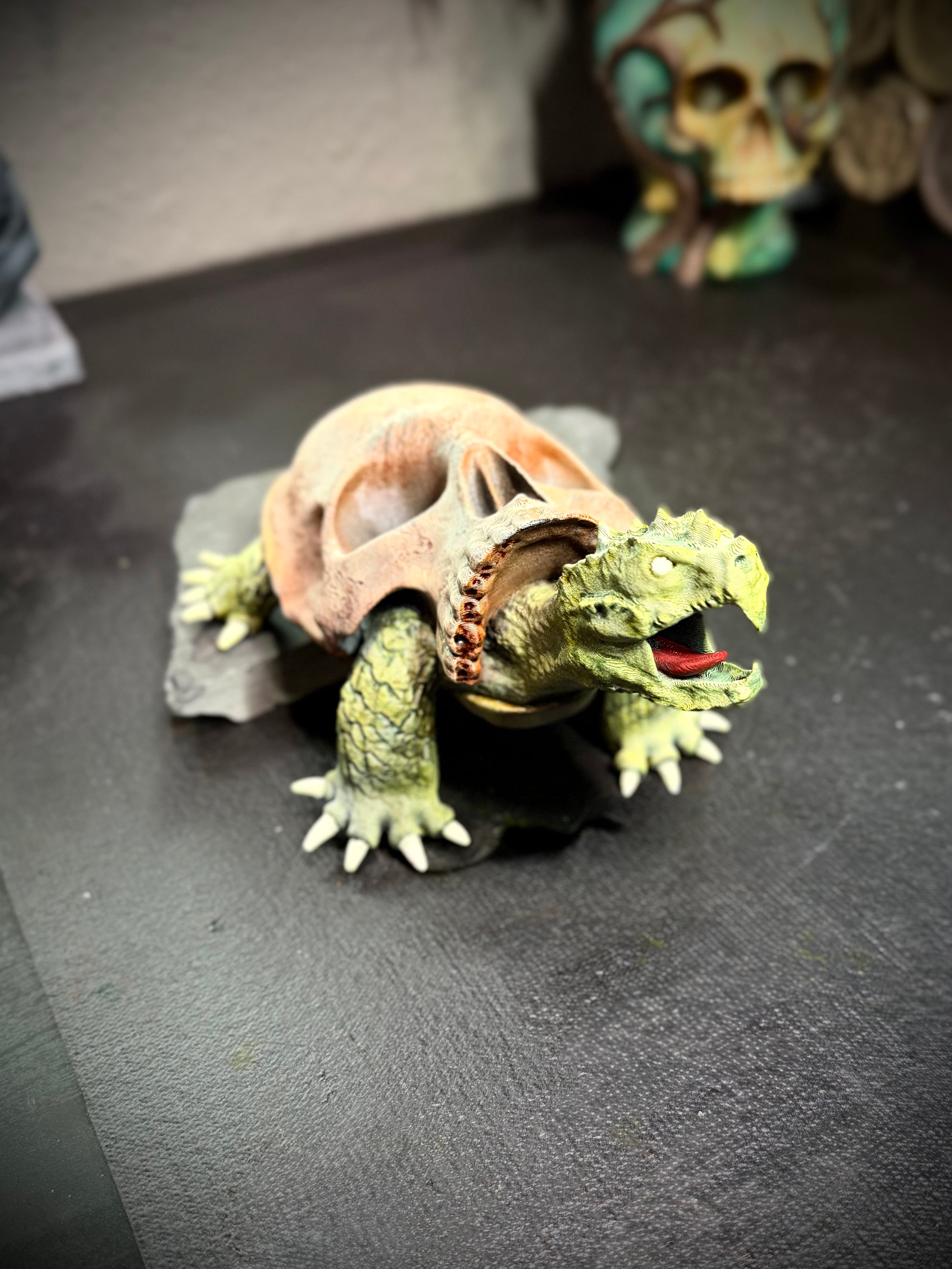 Skull Snapping Turtle 3d model