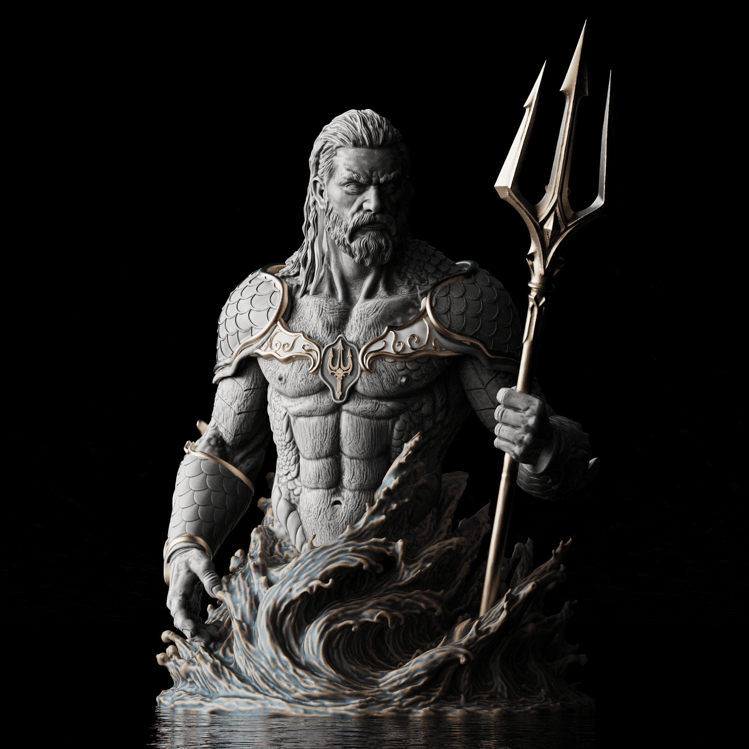 Poseidon (Pre-Supported) 3d model