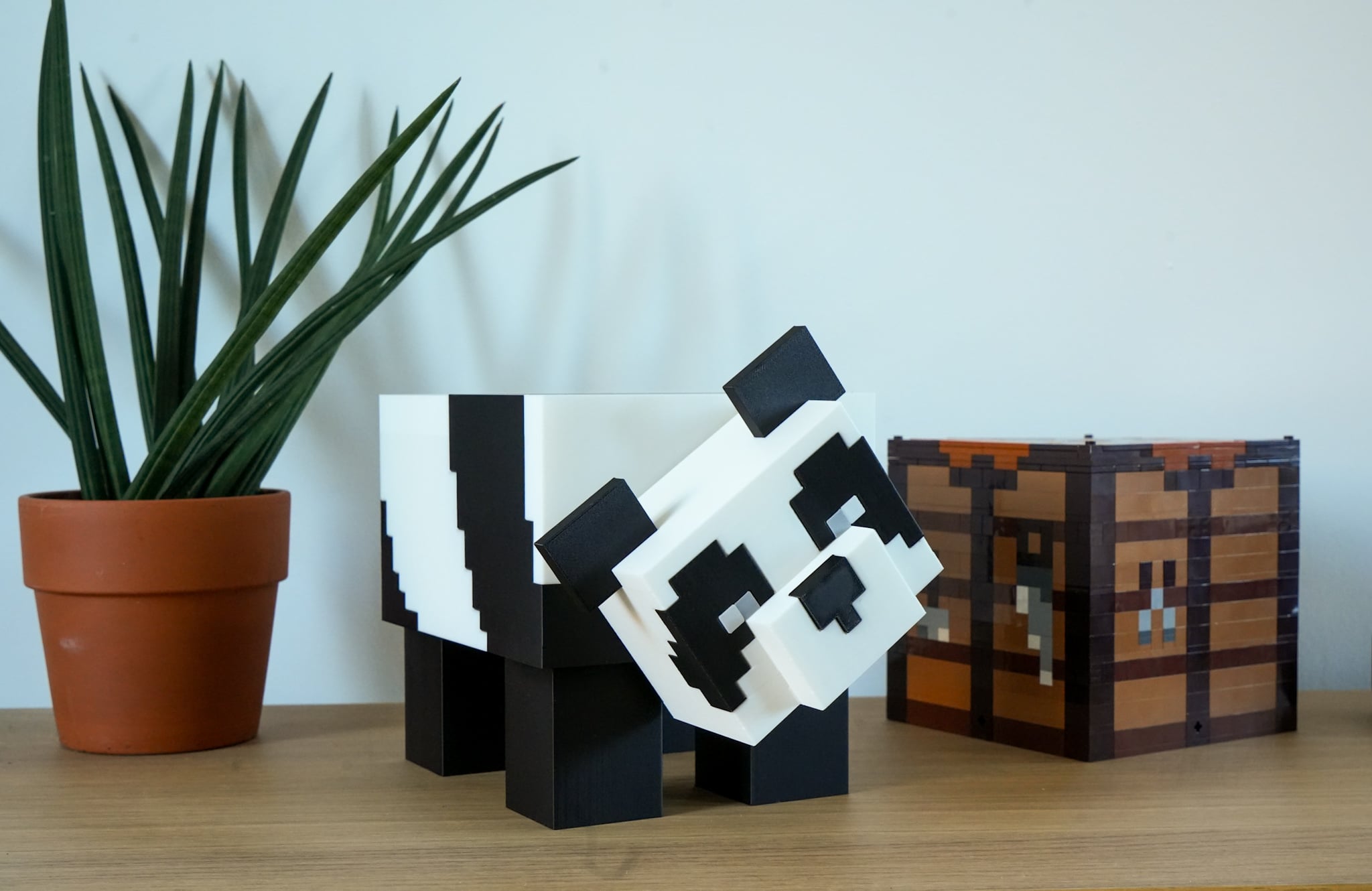 Panda Minecraft 3d model