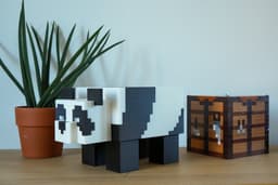 Panda Minecraft 3d model