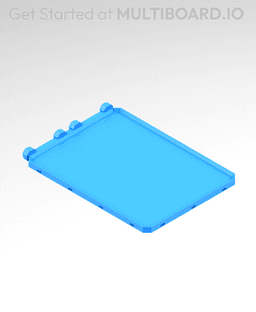 6x8 MU - Simple Bolt-Locked Shelf 3d model