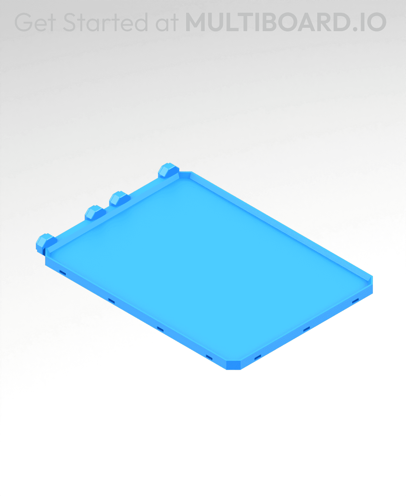 6x8 MU - Simple Bolt-Locked Shelf 3d model