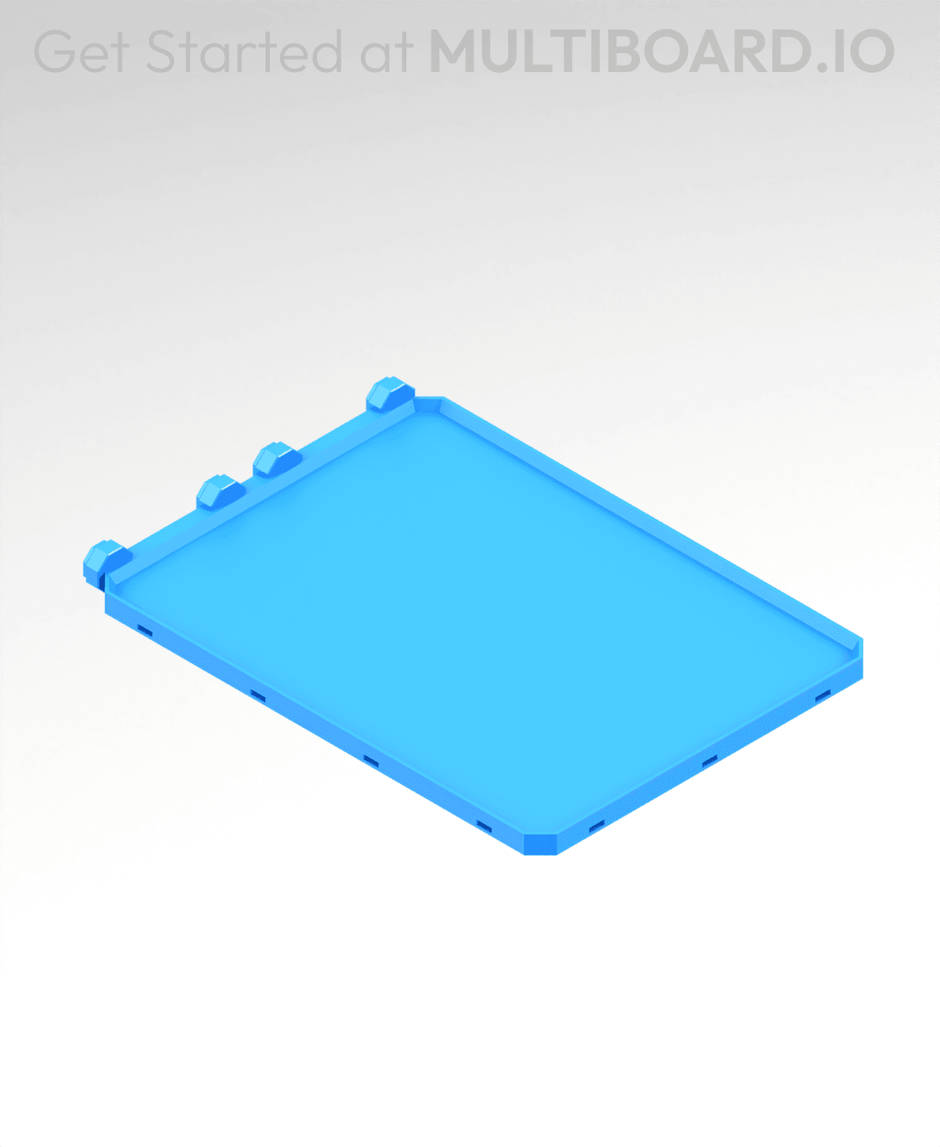 6x8 MU - Simple Bolt-Locked Shelf 3d model
