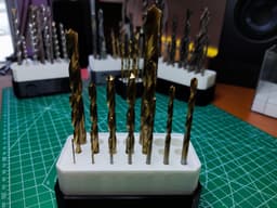 2x1x1 - Mid Drill Holder - Multibin Insert 3d model