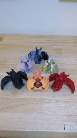 Dice Guardian - Articulated Dragon 3d model