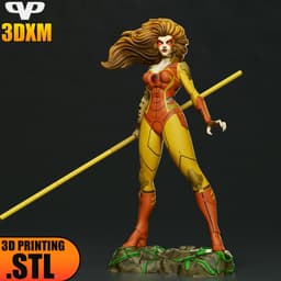 Thundercats Cheetara STL for 3D Printing ChibiSTL 3DXM 3d model