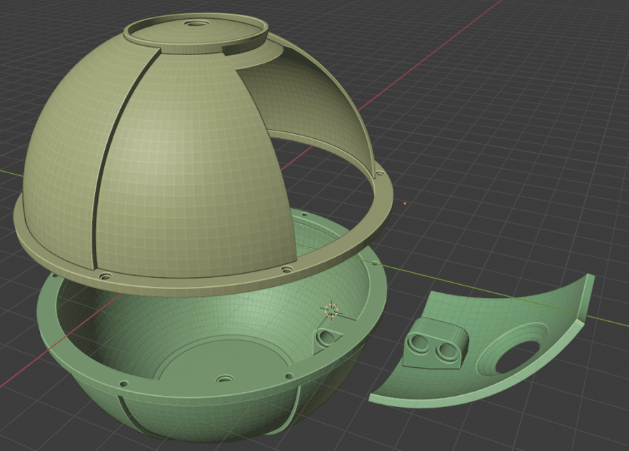 Metru Matoran Pod 3d model