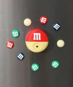 M&M-Inspired Magnet Set: Sweet & Functional 3d model