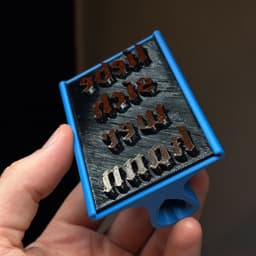 Customizable stamp (TPU) 3d model