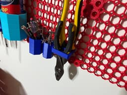 Multiboard Dual Plier, Crescent Wrench, and more Holder 3d model