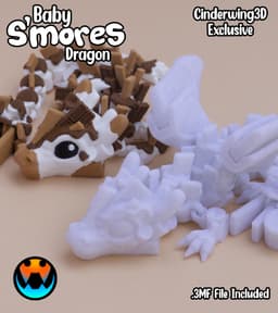 Baby Smores Dragon 3d model