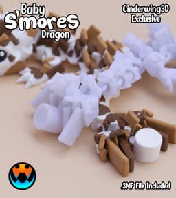 Baby Smores Dragon 3d model