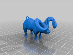 Piggy ram 3d model