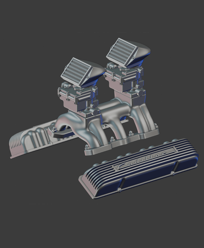 Cadillac intake Hop-Up Pack 1 3d model