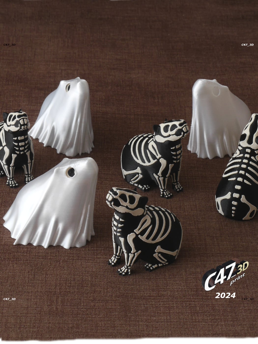 Halloween Capybara 3d model