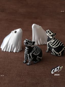 Halloween Capybara 3d model