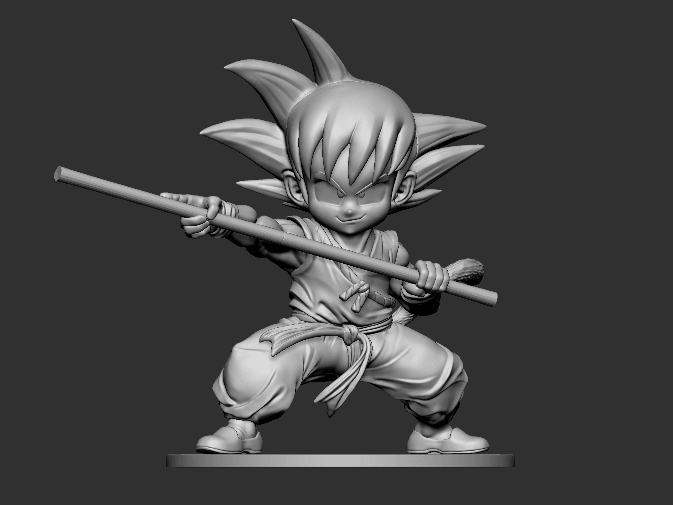 Kid Son Goku 3d model