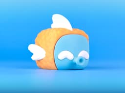 COOBO Fish & Manta Ray 3d model