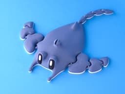 COOBO Fish & Manta Ray 3d model