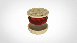Cherry Pie Box 3d model