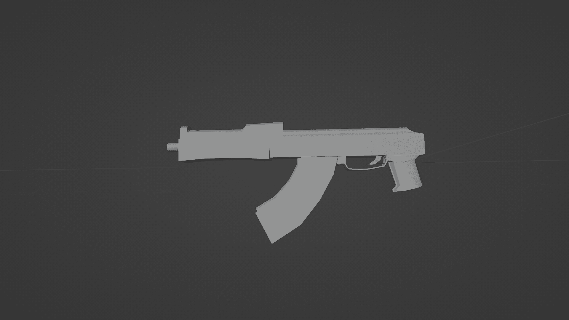LOWPOLY NATO 7.62 SMG 3d model