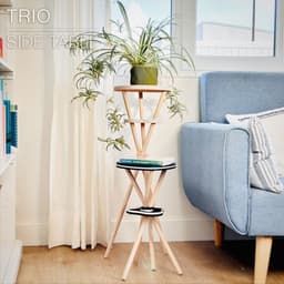 TRIO | Tripod Side Table 3d model