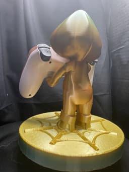 JOYSTICK HOLDER SPIDER-GWEN CHIBI 3d model