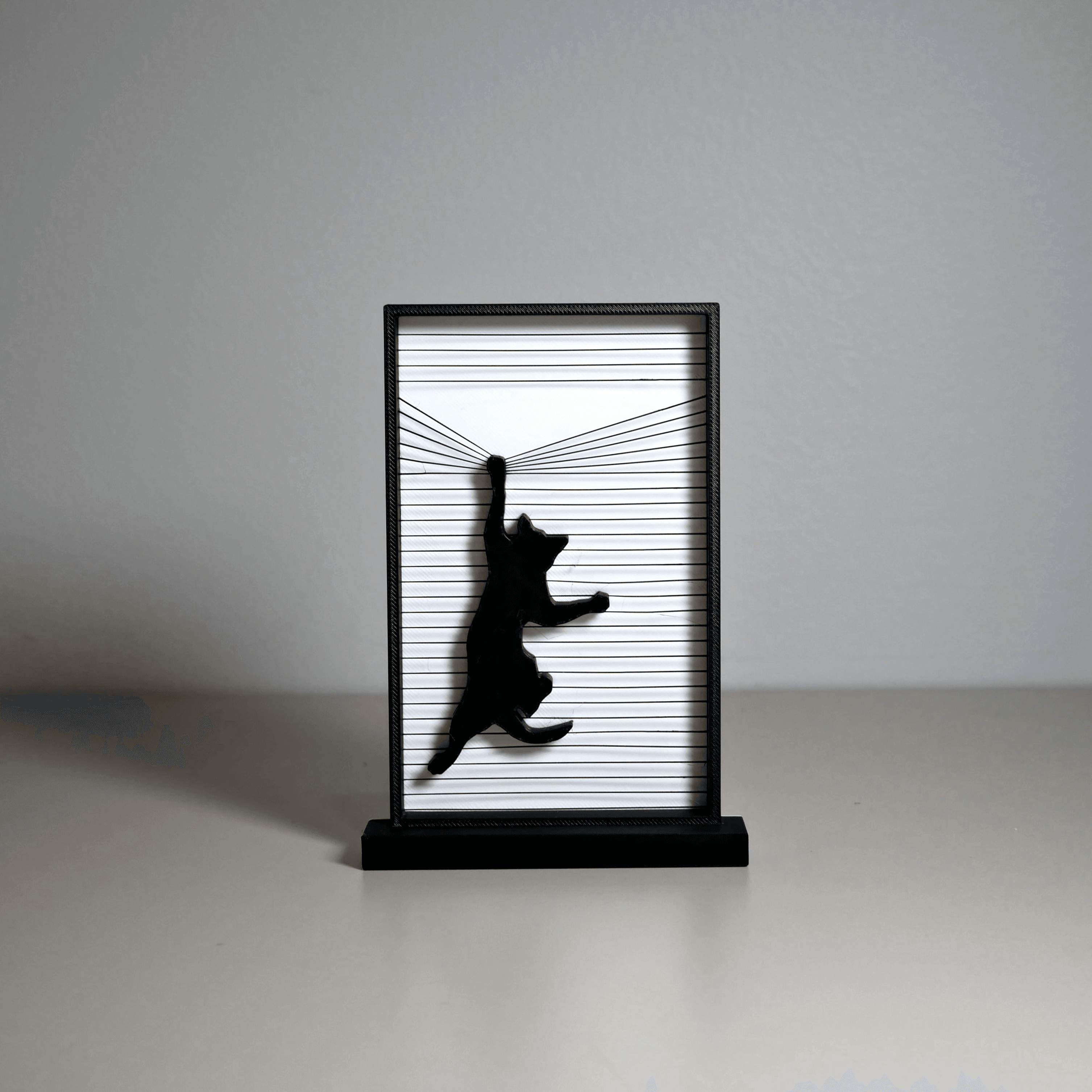 Hanging Cat Ornament 3d model