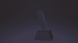 Sword In The Stone Controller Stand - Buster Sword Edition 3d model
