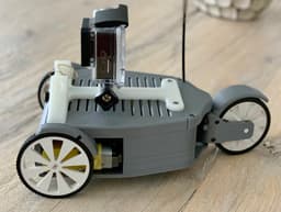 RC FPV-Trike with rear steering wheel 3d model
