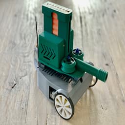 RC FPV-Trike with rear steering wheel 3d model
