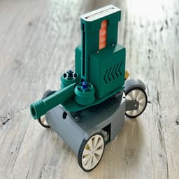 RC FPV-Trike with rear steering wheel 3d model
