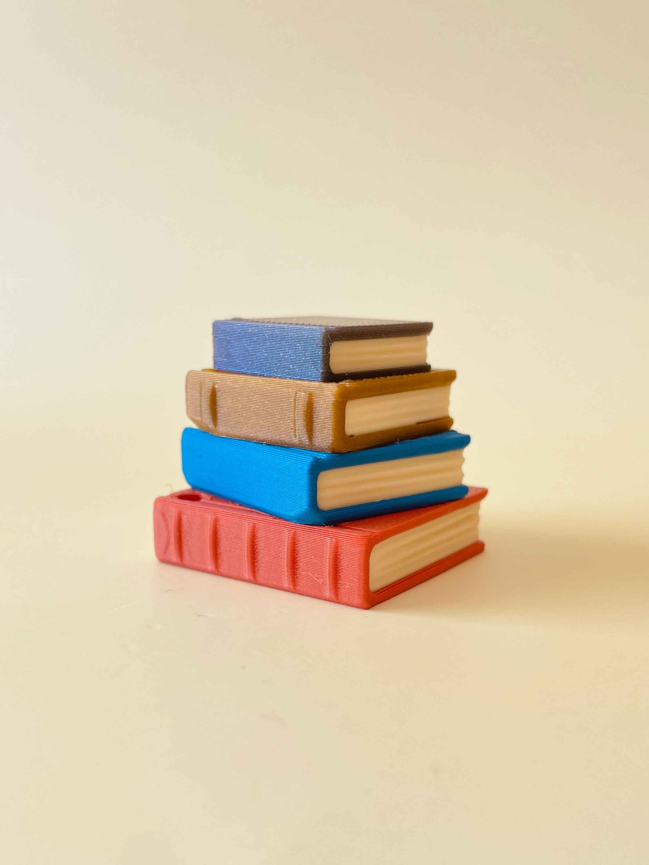 Enchanted Library Bookstack Clicker Keychain Fidget Toy Bundle 3d model
