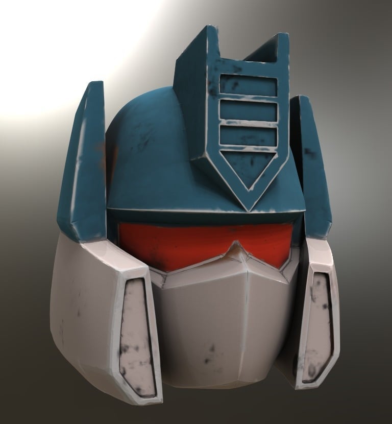 Soundwave Helmet Generation 1 3d model