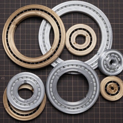 3D Printable Bearing 3d model