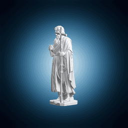 Saint John Sculpture 3d model