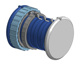Re-keyable Cryptex 3d model