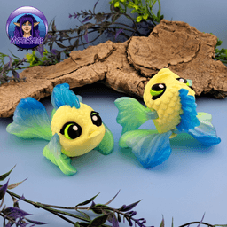 Betta Fish Puffling - Exclusive Model 3d model
