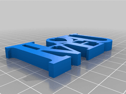 I Love You 2 3d model