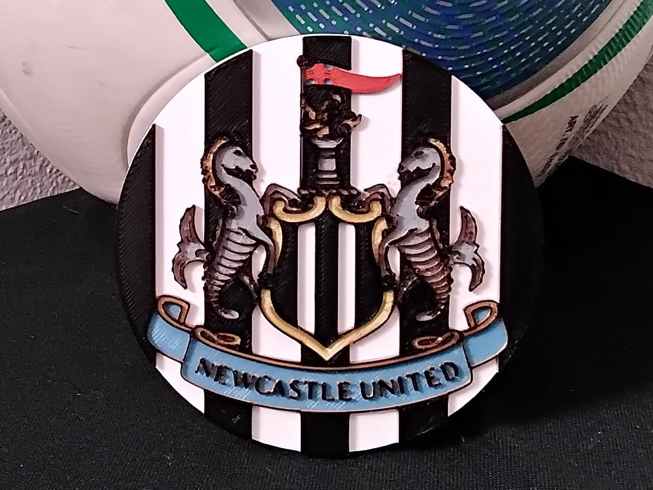 Newcastle United coaster or plaque 3d model