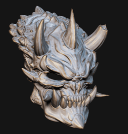 Predator Oni Mask 1 3d model