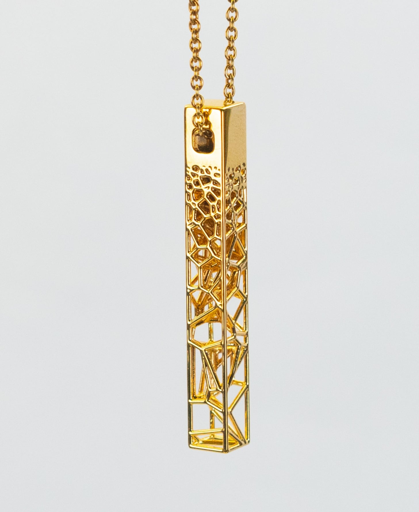 Fine Voronoi Gradient Bar Pendant 3d model