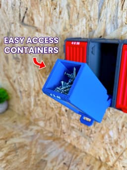 Cargo Containers - 1x2 (Medium Modular Storage) 3d model